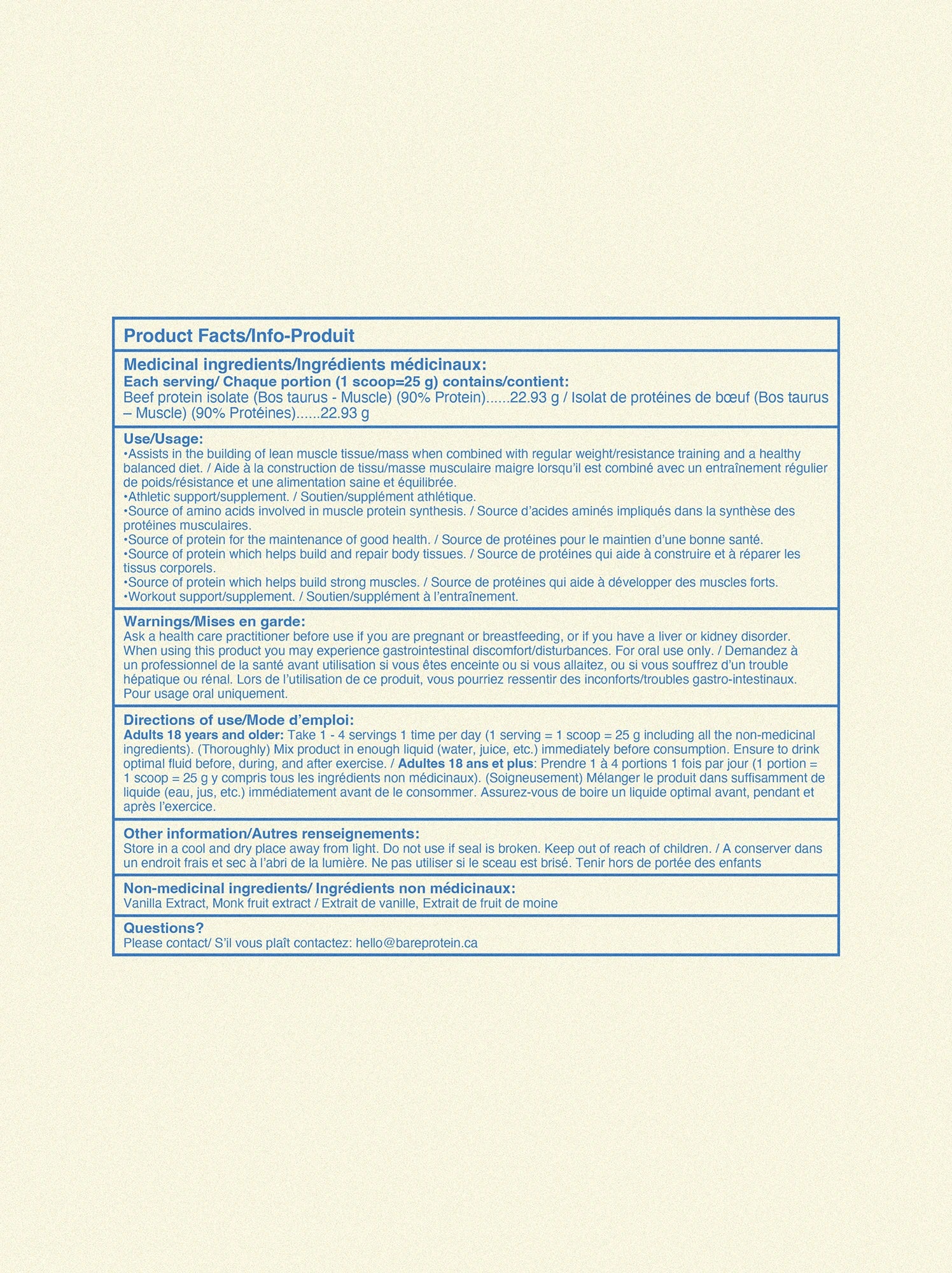 Beef Isolate Protein